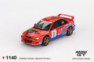MINI GT SUBARU IMPREZA WRC97 1 1999 DRM CHAMPION 