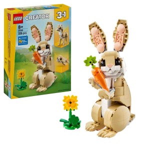 LEGO CREATOR 3IN1 CUTE BUNNY TOY ANIMAL PLAYSET BUILDING BLOCKS TOYS
