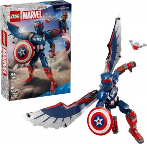 LEGO MARVEL NEW CAPTAIN AMERICA CONSTRUCTION FIGURE BUILDABLE ACTION F
