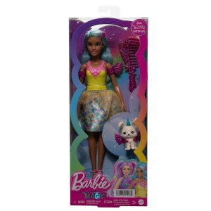 BARBIR DOLL A TOUCH OF MAGIC YELLOW WITH PET