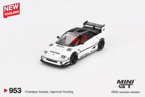 MINI GT MAZDA AZ-1 LIBERTY WALK LB40 WHITE 2024 TOKYO AUTO SALON