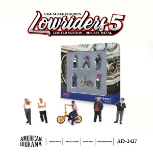 AMERICAN DIORAMA FIGURES SET - LOWRIDERS 5