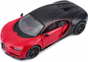 BUGATTI CHIRON SPORT BLACK RED