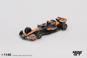 PREORDER MINI GT MCLAREN MCL38 4 LANDO NORRIS 2024 F1 2024 HUNGARIAN GP 2ND P