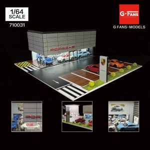 PORSCHE CENTER BUILDING DIORAMA  