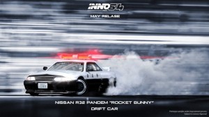 NISSAN SKYLINE GTR R32 PANDEM ROCKET BUNNY JAPAN POLICE LIVERY