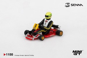 PREORDER SENNA KART FORMULA K 9 AYRTON SENNA DA SILVA 1981 KARTING WOR