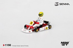 PREORDER SENNA KART 2 AYRTON SENNA DA SILVA 1993 MASTERS OF PARIS-BERC