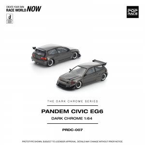 PREORDER PANDEM CIVIC EG6 DARK CHROME 