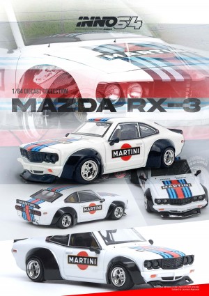 MAZDA SAVANNA RX3 MARTINI RACING LIVERY