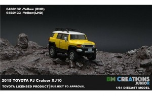 TOYOTA FJ CRUISER YELLOW RHD WITH ACCESSORIES