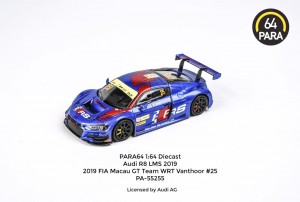 AUDI R8LMS 2019 MACAO GP TEAM WRT 25 VANTHOOR LHD DIECAST CAR