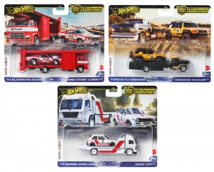 HOTWHEELS CAR CULTURE TEAM TRANSPORT ASSORTMENT OF 3