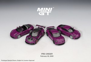 PREORDER PORSCHE 911 9921 RUBYSTONE RED SET