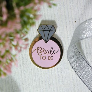 BRIDE TO BE LAPEL PIN