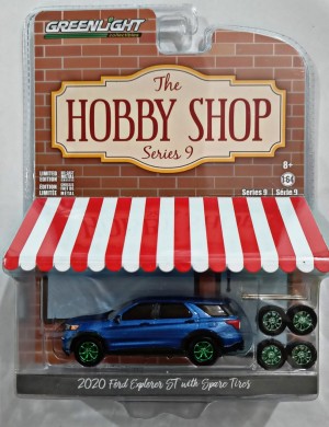 2020 FORD EXPLORER ST WITH SPARE TIRES GREENLIGHT CHASE