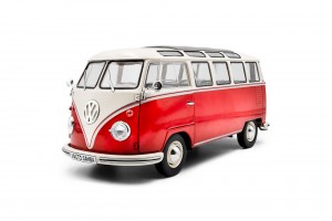 VOLKSWAGEN T1 SAMBA – RED  WHITE – 1962 S1813402