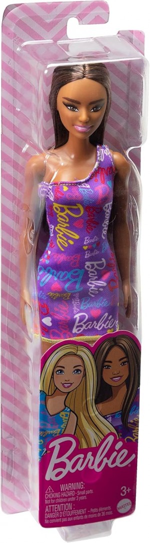 BARBIE SIGNATURE DRESS DOLL PURPLE 