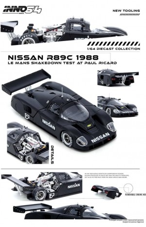 NISSAN R89C LE MANS SHAKEDOWN TEST AT PAUL RICARD 1988