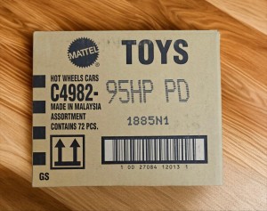 HOT WHEELS MAINLINE 2025 P CASE 72 PCS BOX