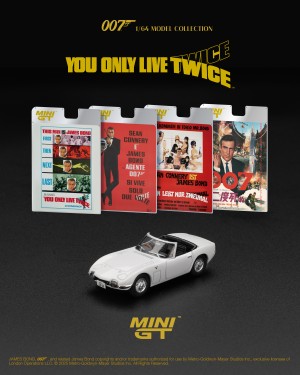 PREORDER TOYOTA 2000GT ROADSTER YOU ONLY LIVE TWICE  JAPANESE BLISTE