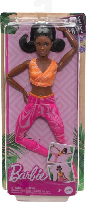 ?BARBIE MADE TO MOVE FASHION DOLL WITH BLACK HAIR 