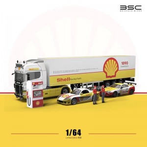 SCANIA TRANSPORT TRUCK SHELL SERIES WITH MAZDA RX-7 AND SUPRA A80