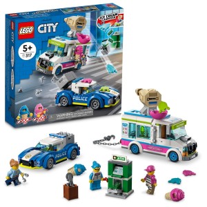 LEGO CITY ICE CREAM VAN POLICE CHASE BUILDING KIT 317 PIECES