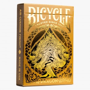 BICYCLE GOLD DRAGON PLAYING CARDS