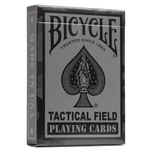 BICYCLE TACTICAL FIELD PLAYING CARDS OPS BLACK