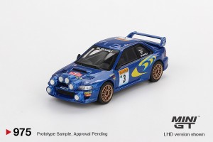 MINI GT SUBARU IMPREZA WRC98 1998 RALLY MONTE-CARLO 3RD PLACE