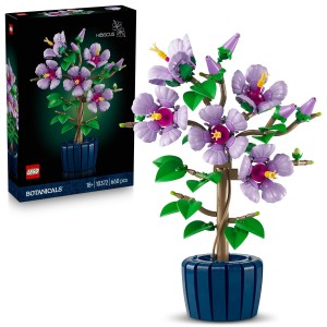 LEGO BOTANICALS HIBISCUS FLOWER BUILDING