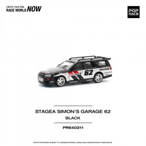 NISSAN STAGEA SIM0NS GARAGE 62 BLACK    
