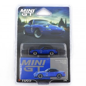 MINI GT MAZDA MIATA MX5 NA TUNED VERSION DARK BLUE