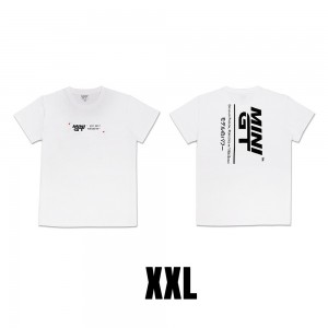 MINI GT T-SHIRT DRIVEN BY PASSION WHITE XXL SIZE